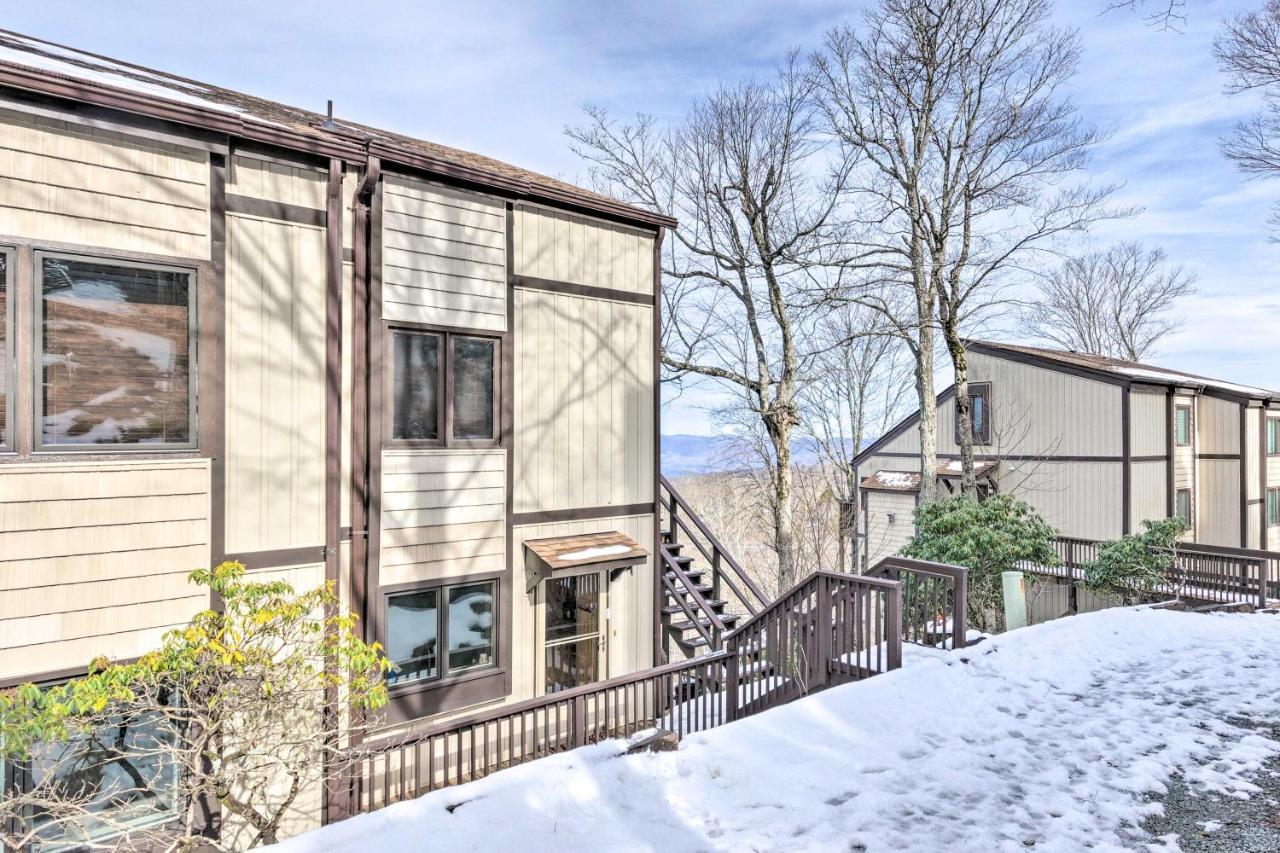 Beech Mountain Retreat With Pool Access Near Slopes!ヴィラ エクステリア 写真
